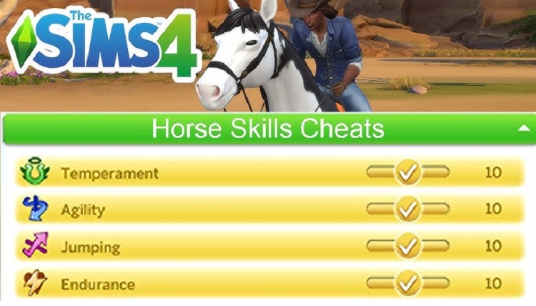 Skills Cheats for Sims & Horses