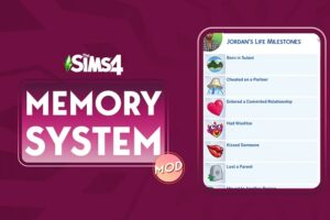 sims 4 memory panel mod