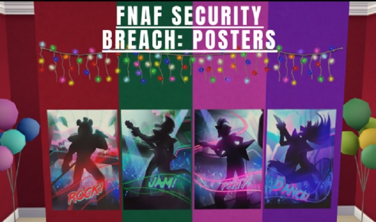 FNAF SB Posters by Gabriel Star