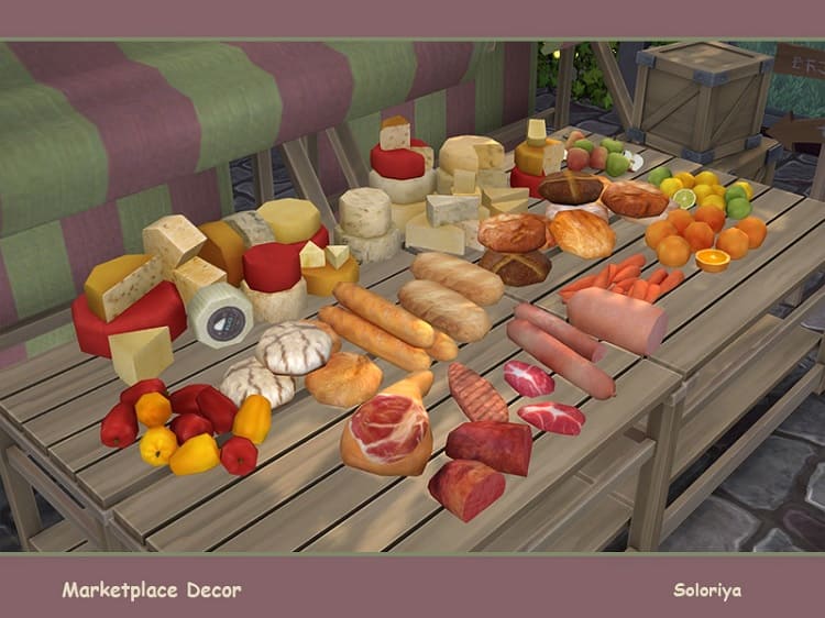 Marketplace Food Decor (6 items)