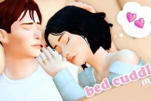 Sims 4 Bed Cuddle CCs