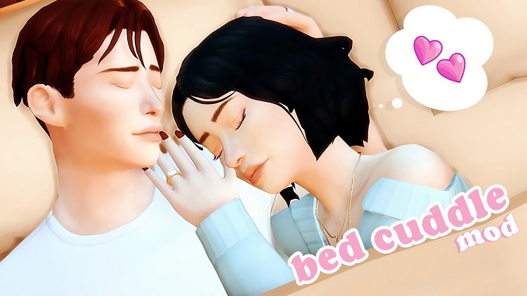 Sims 4 Bed Cuddle CCs