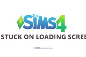 Sims 4 Loading Screen Stuck