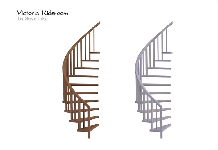 Victoria Kids Room Stair Shelf by Severinka