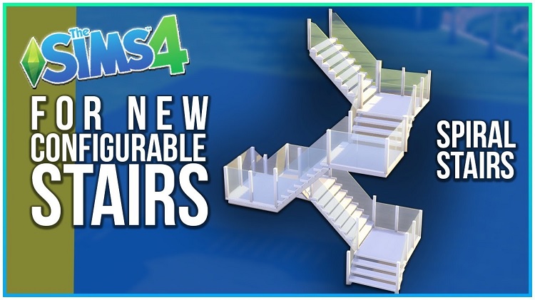 sims 4 spiral staircase