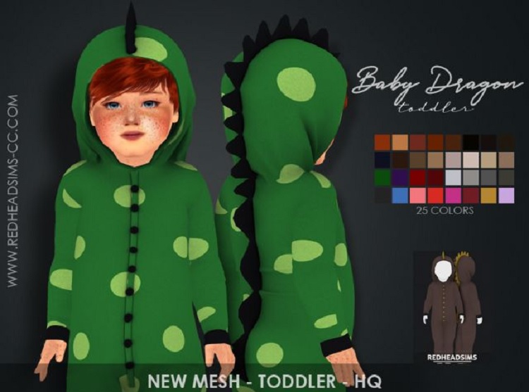 Baby Dragon Costume