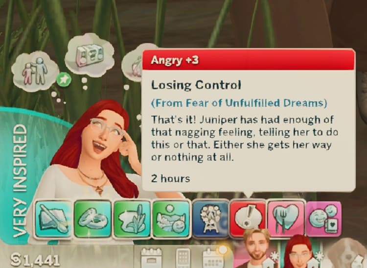 Emotions in The Sims 4