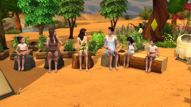 How does Sims 4 history challenge work?