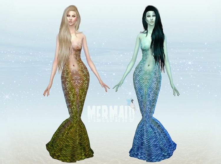 Mermaid CC Halloween Costumes