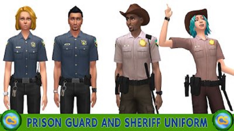 Prison Guard and Sheriff Uniform + Police Costume for Kids