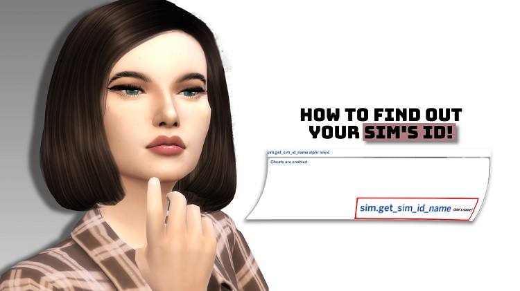 Sims 4 get Sims ID